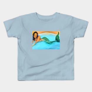 Holiday Mermaid Kids T-Shirt